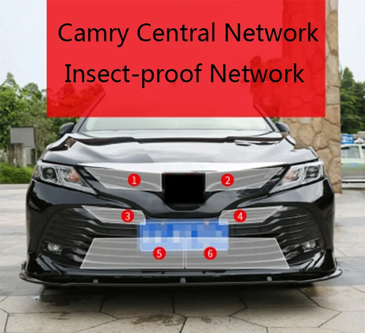 Подходит для Toyota Camry защита от насекомых сетка из нержавеющей стали Передняя средняя сетка защита от насекомых сетка защита от песка модификация