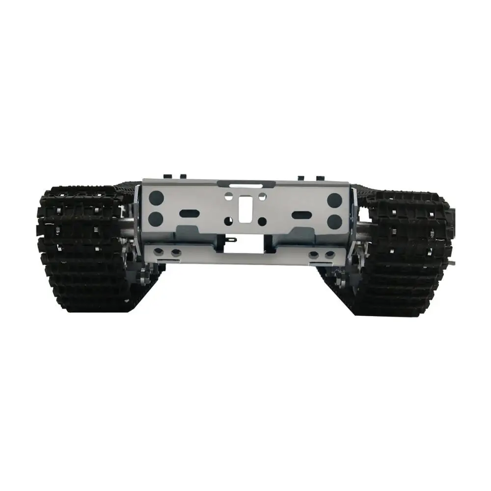 US $108.80 T300 Rc Tank Chassis Metal Tracked Robot Chassis Smart Robot Car Chassis Shock Absorption Disassembled
