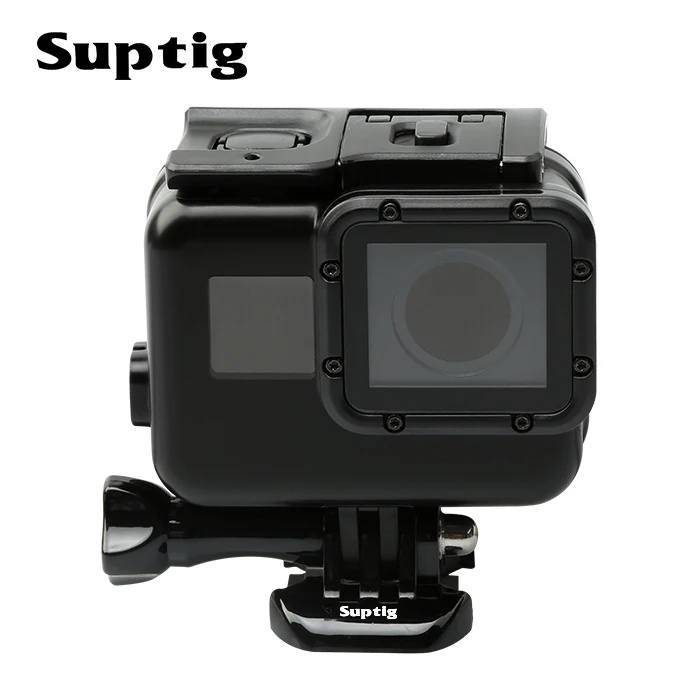 Черный 60 м подводный Водонепроницаемый чехол для Gopro Hero 5/6/7 защитное покрывало для затемнения крепление для экшн-камеры GoPro 5/6/7 экшн-камеры Go Pro Водонепроницаемый чехол - Цвет: Черный цвет