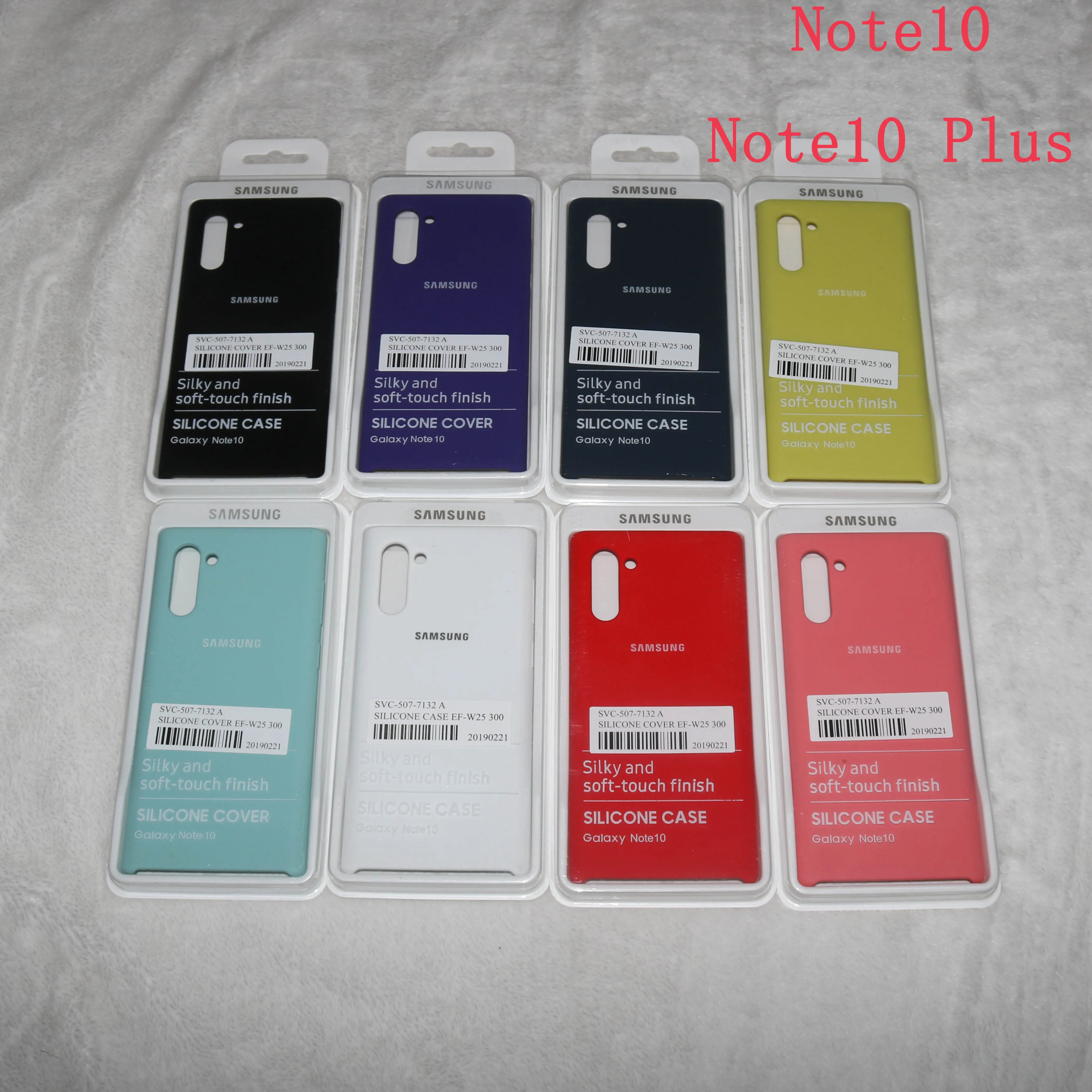 

For Samsung Galaxy Note 10 Plus Case Liquid Silicone TPU Soft Cover For Samsung Galaxy Note 10 2019 Note10 pro Phone Cases Shock