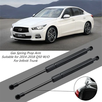 

2PCS Car Trunk Lift Supports Struts Shocks Gas Spring Rod For Infiniti Q50 W/O Spoiler 2014-2018 Car Styling