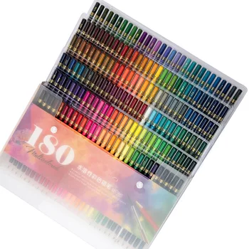 

180 Colors Wood Colored Pencils Set Artist Painting Oil Based Pencil For School Drawing Sketching Art Supplies Oil Pencils