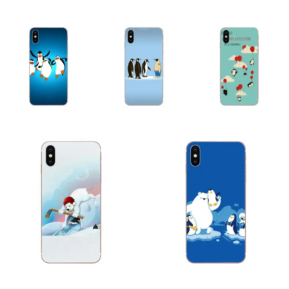 Прекрасный Пингвин красочный стиль для Galaxy J1 J2 J3 J330 J4 J5 J6 J7 J730 J8 2015 2016 2017 2018 mini