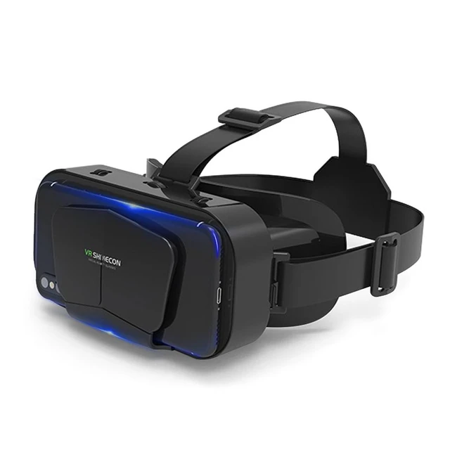 Casque VR 3D monté sur la tête, lunettes de réalité virtuelle pour téléphone,  films, jeux vidéo