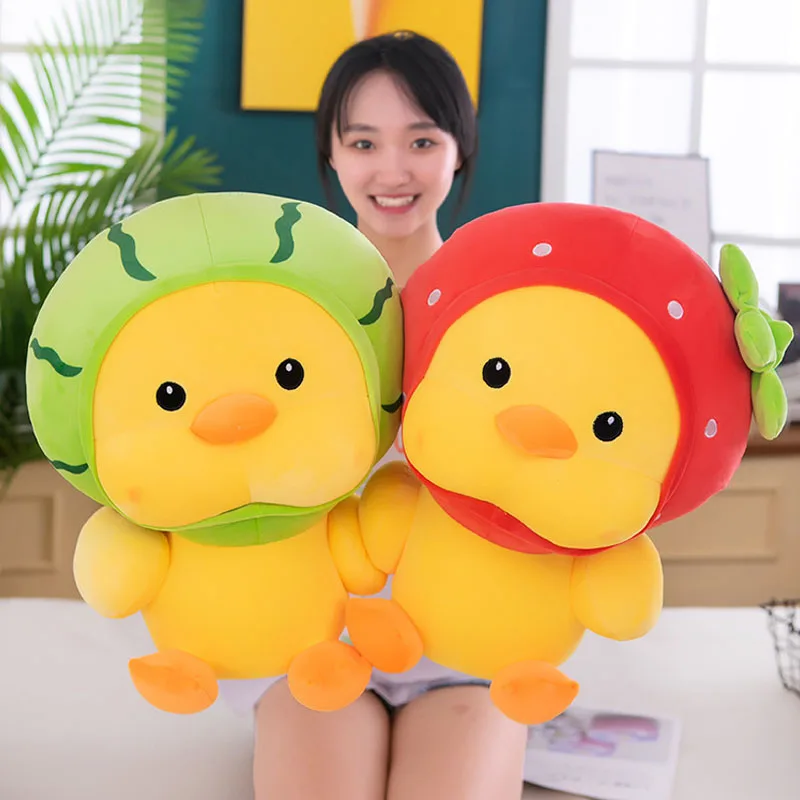 Yellow Plush Soft Chicken Stuffed Toys Cute Animal Pillow Dolls Kids Gift Baby 