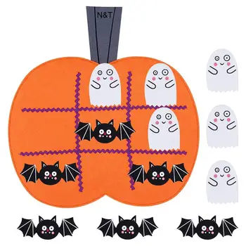 

Halloween Felt Mat DIY Ghost Bat Pumpkin Mat Pumpkin Board for Children Halloween Harvest Party