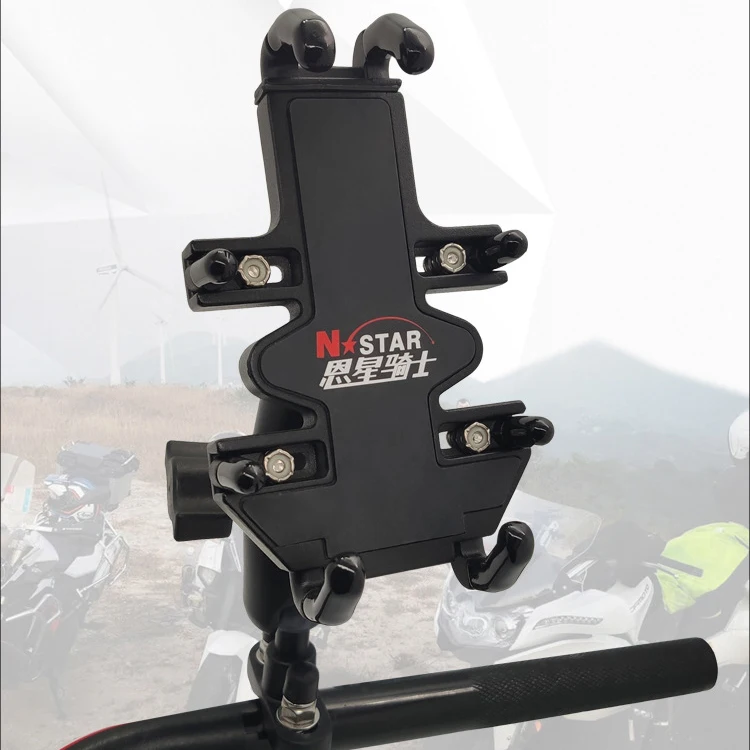 Motorcycle Phone Holder Walkie Talkie Holder Support Telephone Moto Trip Travel GPS Holder Bike Mobile Phone Support Stand Mount