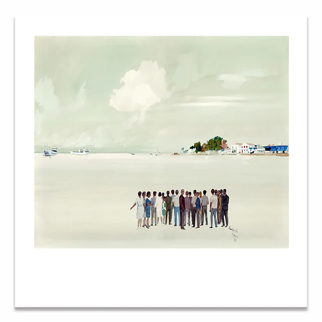 NHDARC Canvas Giclee Print Poster Painting Scenery Landscape Wall Pictures Art for Living Room Home Decor Square ARC00897 c