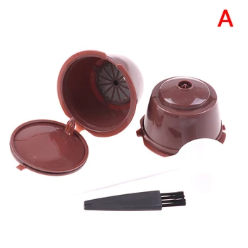

1pcs Reusable Coffee Capsule For Nespresso Plastic Capsule Refillable Compatible With Nescafe Dolce Gusto Refill Cup