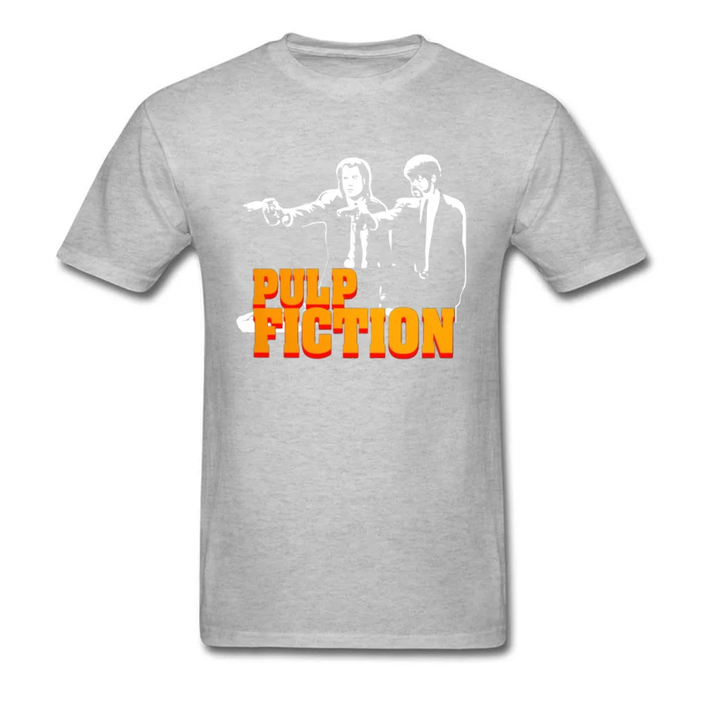 Funny Pulp_Fiction_3_2325 Short Sleeve Summer Tops Shirts 2018 New Fashion Crewneck 100% Cotton Clothing Shirt Boy Tshirts Pulp_Fiction_3_2325 grey