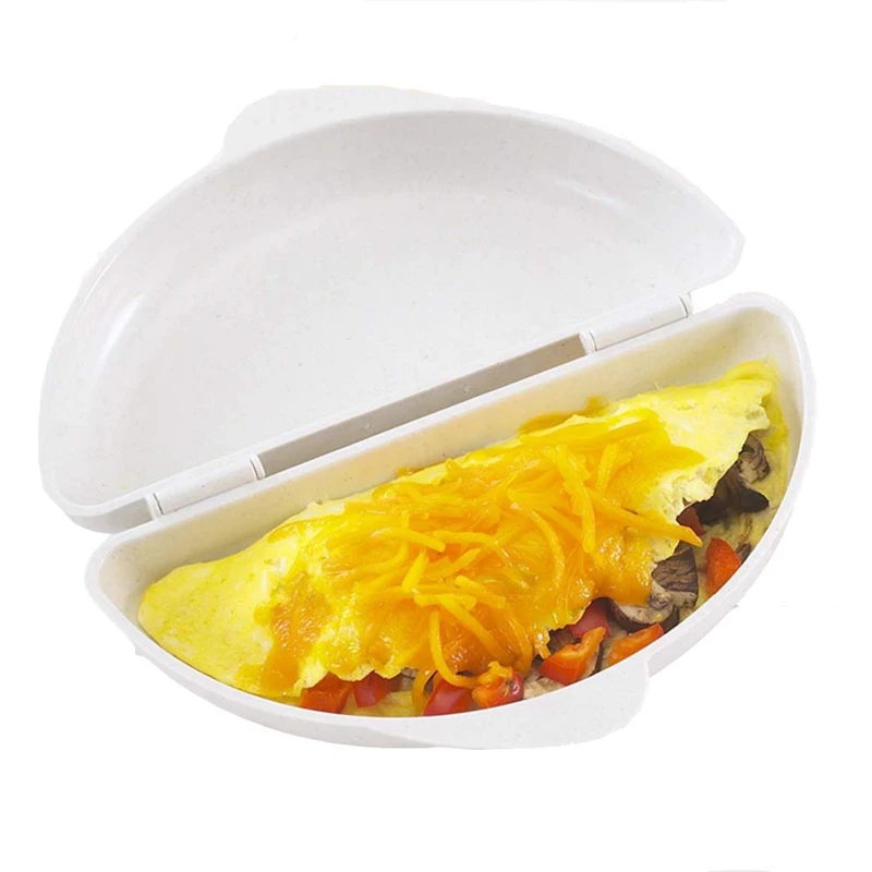 1 шт. высокого качества, полезный два яйца микроволновая печь контейнер для омлета сковорода Microwavable емкость для приготовления омлета контейнер для варки яиц домашняя кухня