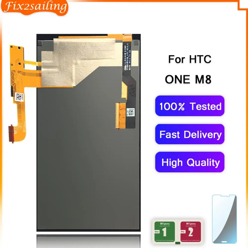 FIX2SAILING 100% протестированный 5 0 дюймовый дисплей для HTC ONE M8 ЖК-дисплей с сенсорным