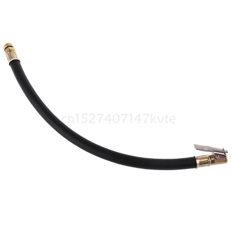 Car Tire Air Inflator Hose 1/4" Auto Male Threaded Rubber Tube Self-locking Chuck Pressure Gauge | Инструменты