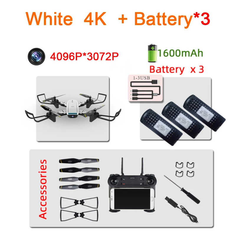 SG700-D дроны SG700 с камерой hd мини Дрон rc вертолет 4k Дрон игрушки Квадрокоптер Профессиональный Дрон com камера Квадрокоптер - Цвет: 4k with battery 3
