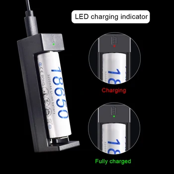 

PALO 3.7V 18650 14500 lithium battery charger LED USB Charger with 1/2/3/4pcs rechargeable li-ion battery 18650 batteries 3.7V