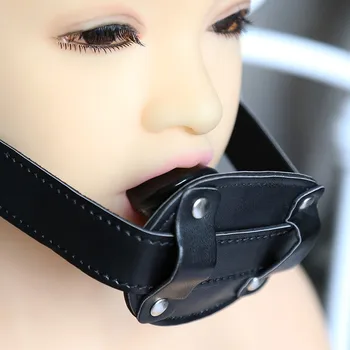 Dildos Ball Gag BDSM Bondage Restraints Open Mouth Dildo Harness Strap Gag Sex Toy For Couple Oral Fixation Fetish Cosplay Slave 2