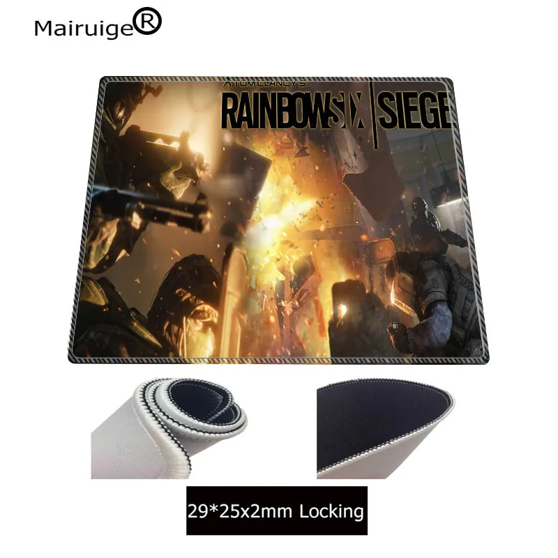 90X40 см,, Rainbow Six Siege, коврик для мыши, коврик для мыши, Notbook, компьютерная скорость, коврик для мыши, замок, край, большой игровой коврик - Цвет: 250X290X2MM