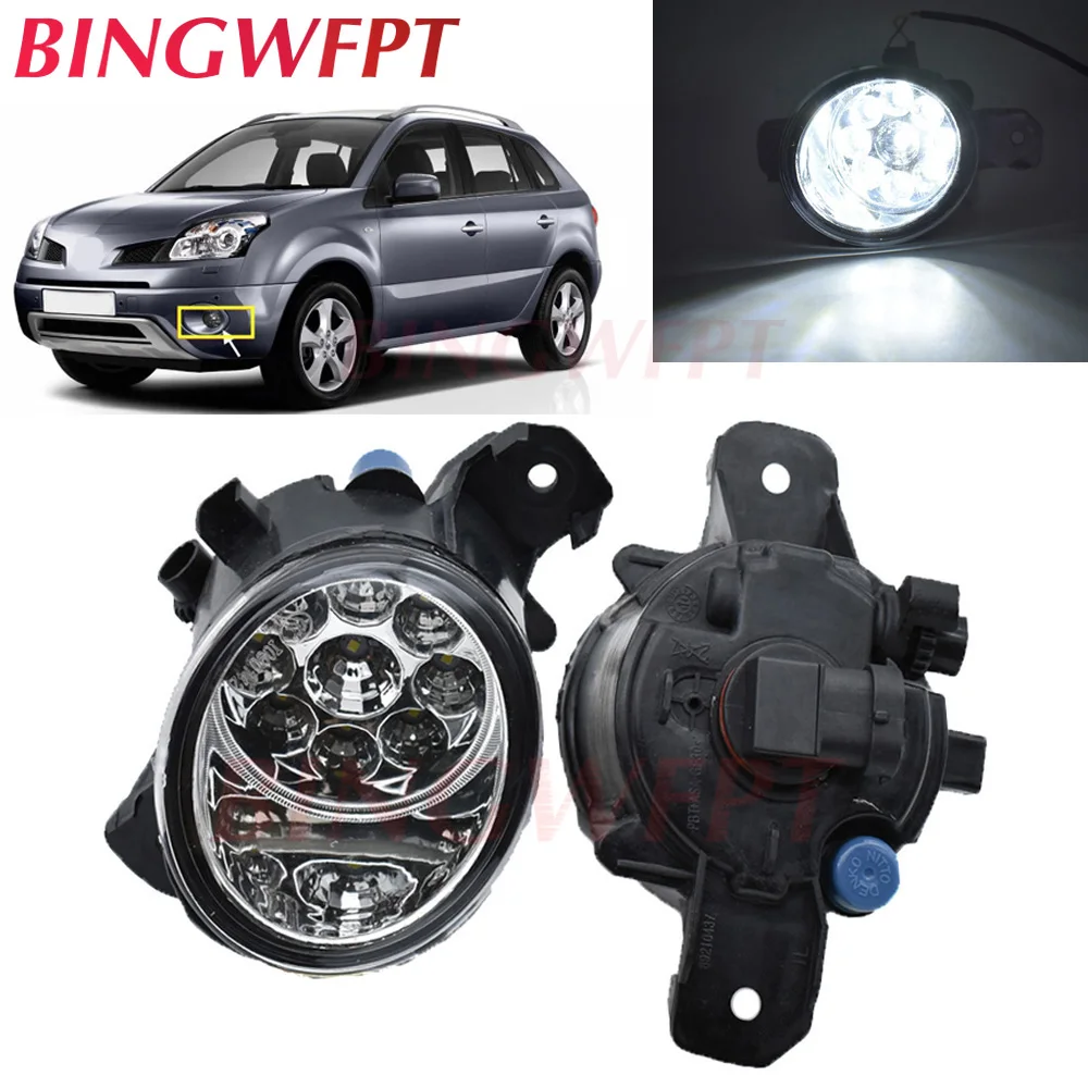 2 шт. (справа + слева) овальный светодиодный противотуманный фонарь H11 Галогенные