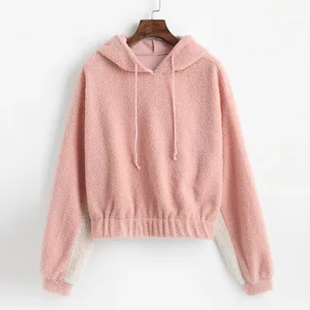 

Women Long Sleeve Autumn Warm Winter Fashion Casual Sweatshirt Hooded Top Blouse Wholesale Free Ship толстовка Z4