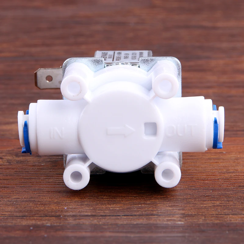 

Quick-connect 1/4" DC12V Solenoid Valve Universal Water Purifier Inlet Water Electromagnetic Valve Normally Closed Type Valves