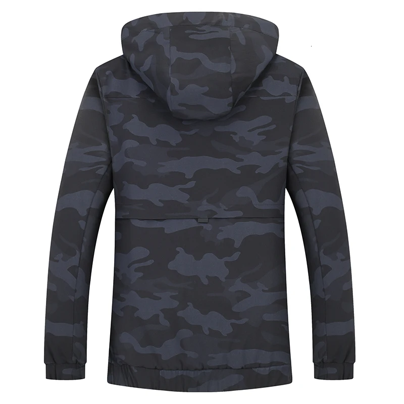 Весна и осень, большие размеры, новинка, 8XL, 7XL, 6XL, мужская повседневная куртка с капюшоном, Мужское пальто, трендовая брендовая модная камуфляжная куртка