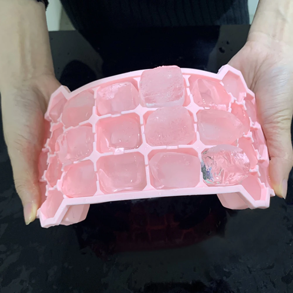 26 Grids Ice Cream Mold Tray with Lid Mould Cube Maker Kitchen DIY Food Tool Pudding Chocolate Whiskey Molds |