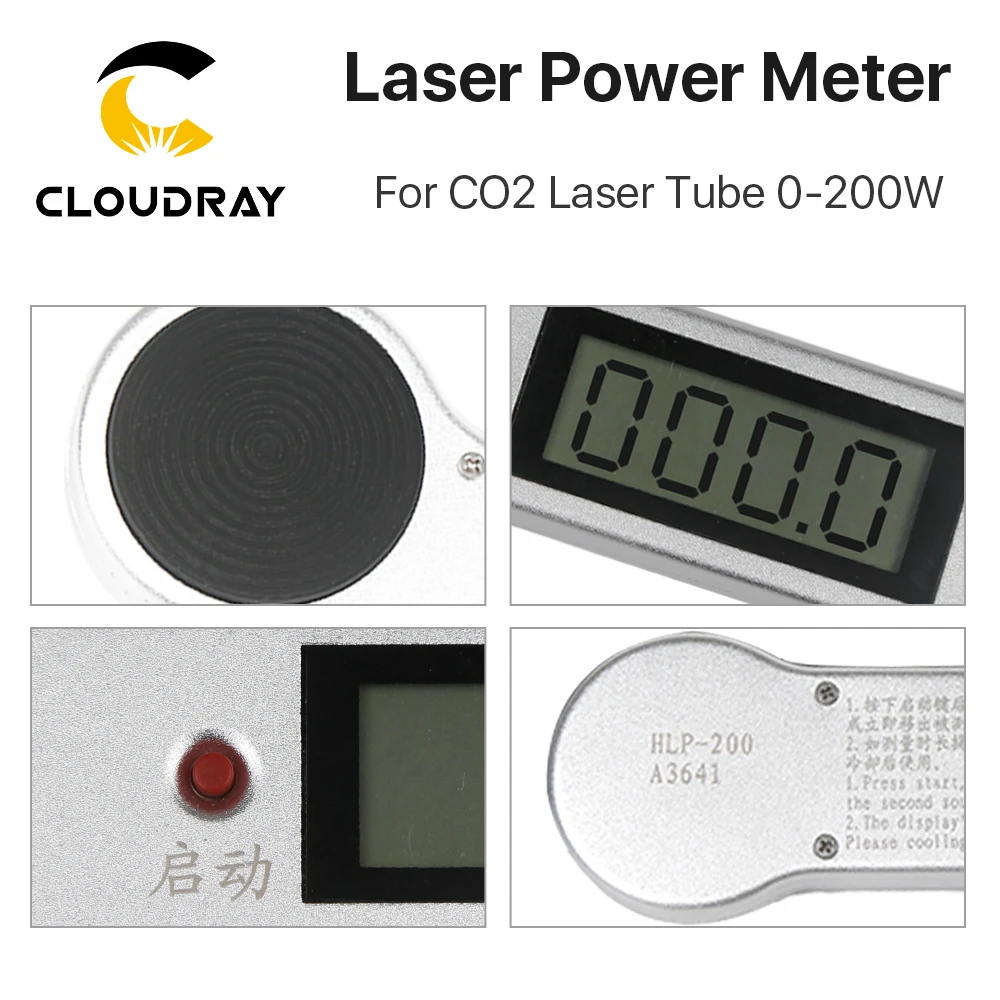 Портативный CO2 лазерный измеритель мощности Cloudray 0 200 Вт|power machine|power meterpower tube |