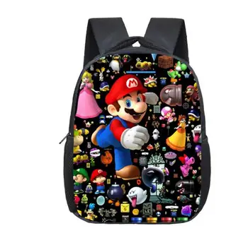 

Cartoon super Mario backpack cute bag kindergarten kids rucksack beautiful Popular pattern boys girls Backpack