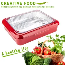 Новая кастрюля переносная фольга сковорода портативный кухонный инвентарь коврик контейнер для хранения для кемпинга NE