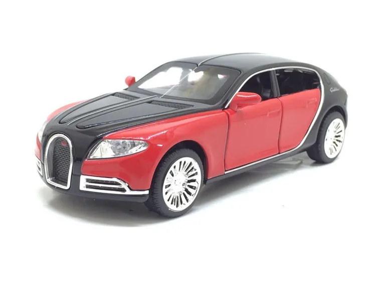 Libby да Bugatti модель гоночной машины сплав Шесть Дверей Детская игрушка автомобиль ВОИН модель автомобиля