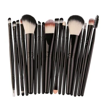 

18 PCS Wool Makeup Brushes Set Eyeshadow Rouge Lipstick Foundation Cosmetic Beauty Tools Maquiagem Make-up Toiletry Kit #0713