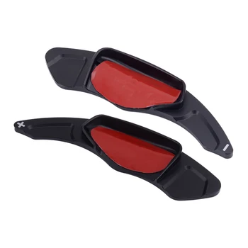 

1Pair Black Car Steering Wheel Shift Shifter Paddle Extension Aluminium Alloy 16.7 cm Fit For Kia Forte 2019 2020