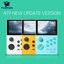 Приставка POWKIDDY A19 Pandora's Box Android Supretro портативная игровая консоль IPS экран встроенные 3000 + игр 30 3D новые игры Wi-Fi загрузка