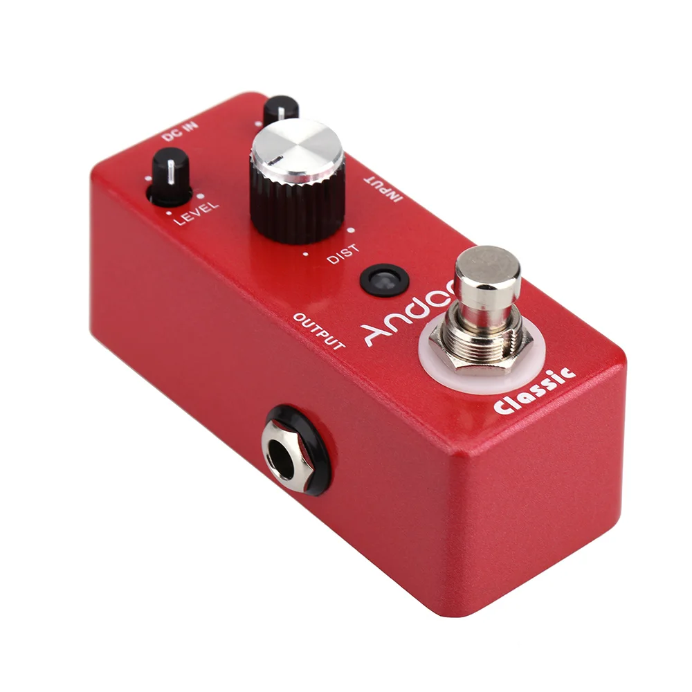Andoer TC-15 искажения гитары педаль эффектов True Bypass Classic