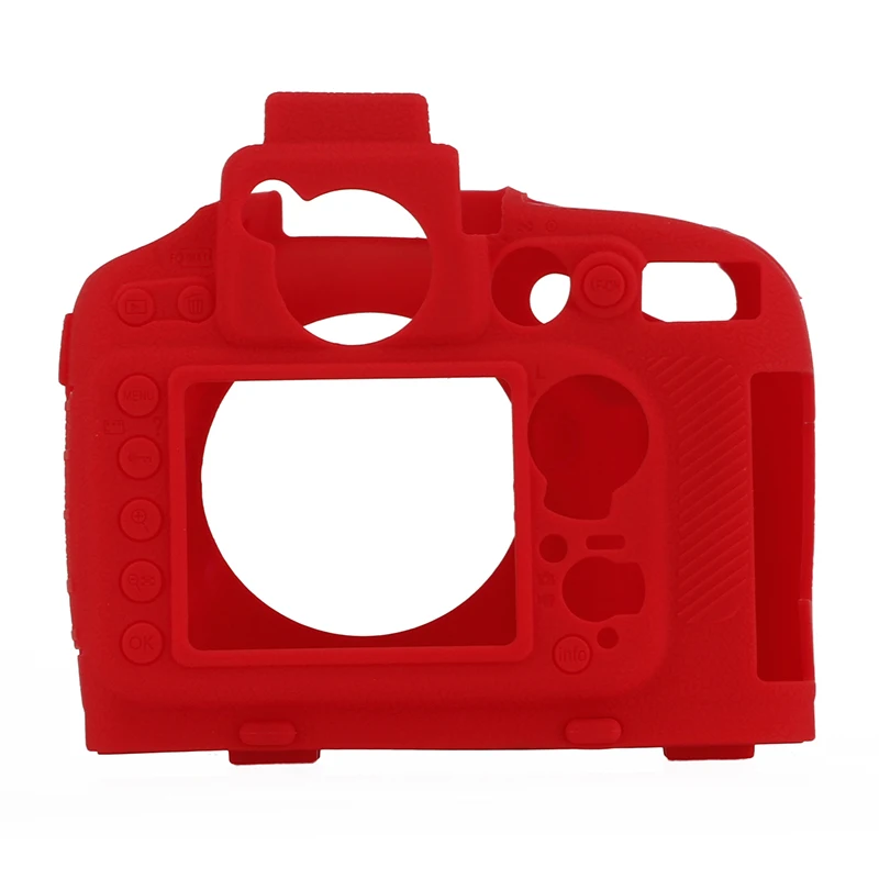 for Nikon D800 Для Nikon мягкий силиконовый Камера Корпус чехол кожи Камера сумка Защитная Крышка для Nikon D4 D4S D5 D500 D800 D810 D810a D850 D7500 - Цвет: for Nikon D800