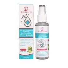 2020 Portable Alcohol-Free Disinfection Spray 100Mlwaterless Portable Hand Washing Gel Hand Sanitizer Liquid