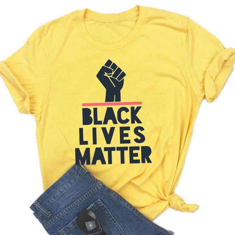 BLACK LIVES MATTER Alphabet Print Pink T-shirt Women New Summer Short Sleeve Fashion Lady Tops T Shirt Ladies Female Tee Tshirt