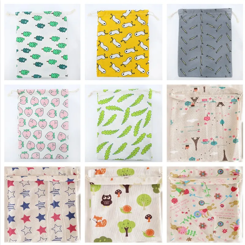 

Vogvigo Drawstring Bag Travel Portable Clothes Cosmetic Packing Organizers Bags Dolls Toys Package Home Storage Pouch Gift Bag