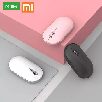 

Original Xiaomi MIIIW Mute Dual Mode Mouse Air Bluetooth4.0 RF2.4GHz ABS supply for pad laptop office usage mini mouse