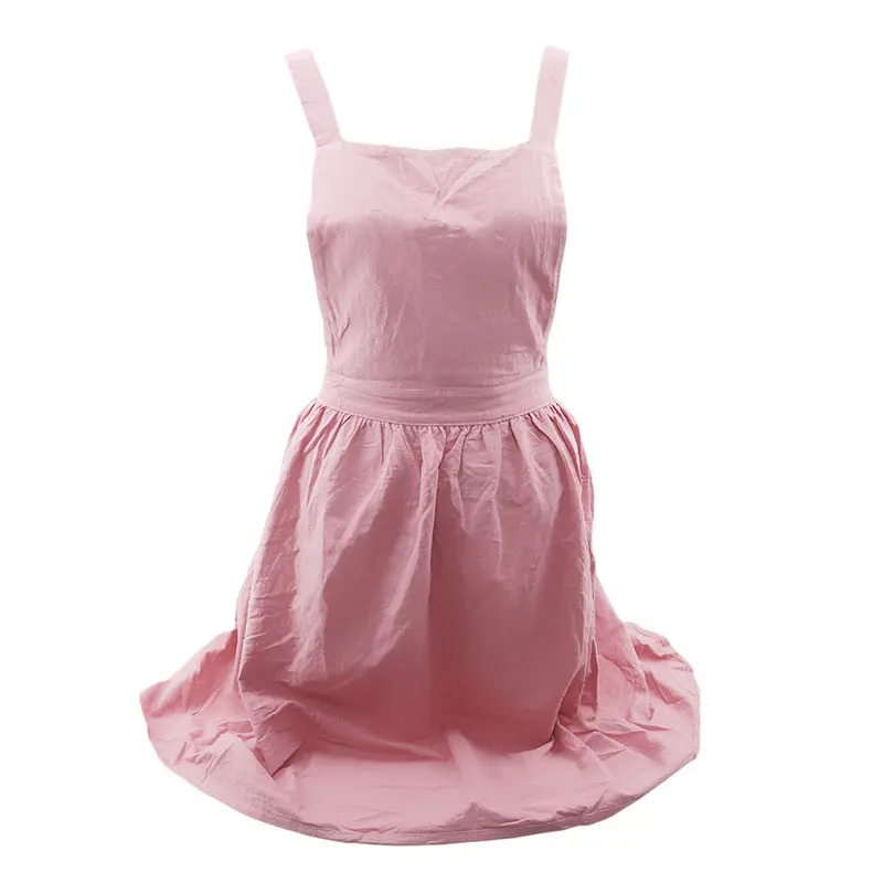Useful Skirt Apron Brief Nordic Skirt Cotton Linen Apron Coffee Shops And Flower Shops Work Cleaning Aprons For Woman Washing