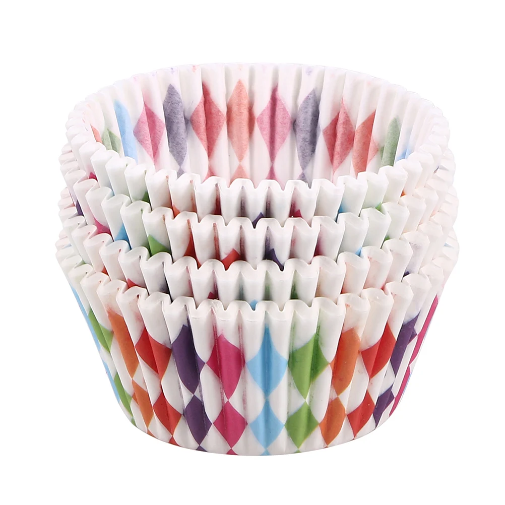

200 Pcs Cake Cups Round Thicken Heat Resistant Cupcake Wrappers Paper Cups Muffin Cups for Banquet Birthday Wedding Party