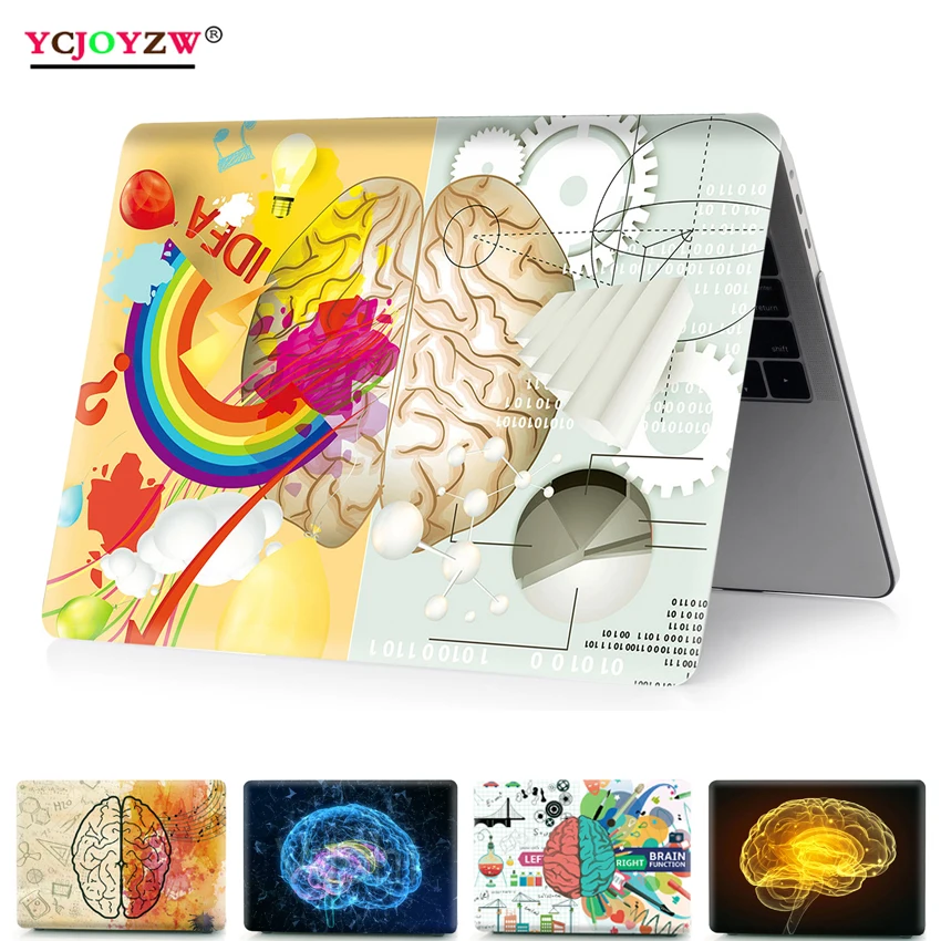 Per Macbook M2 M1 Air Pro 13 14 16 A2179 2337 A2681 A2289 A2338 Touch Bar Id Custodia Per Laptop Retina 11 12 15 Pollici Brain Hard Cover