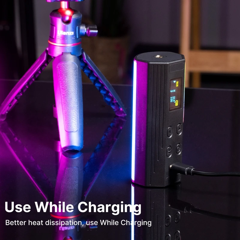 Ideal para Gravação de Vídeos Rgb para Fotografia Rgb de Led para Vídeos 2500 a 9000k Ulanzi-luz Portátil Iluminação Youtube no - Image 5