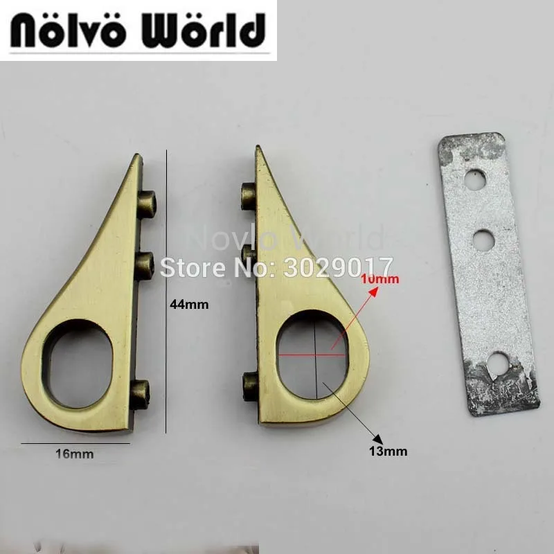 40 шт. зажимы для сумок 44 х16 мм|clip hardware|bags metal claspbag clips |
