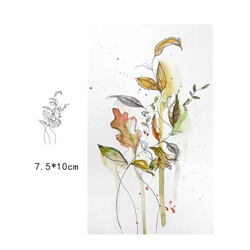 Красивые цветы прозрачные штампы силиконовое уплотнение для DIY карты