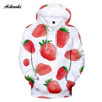 

New 3D Print Fruit Hoodies Men Hoodie Fashion Mens Funny Sweet Fruit Casual Tracksuit Womens Cute Sweatshirts