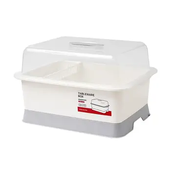 

1 Pc Lastic Box Tableware Box Kitchen Cabinet Bowls And Chopsticks Box Storage Box Chopsticks Organizer