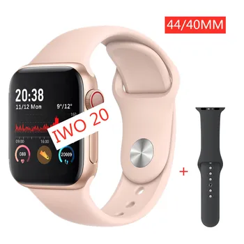 

2020 IWO 20 Smart Watch 40/44mm TWO Straps Women Men Smartwatch Series 5 MTK2502C ECG Heart Rate Dial/Answer Call PK IWO 12