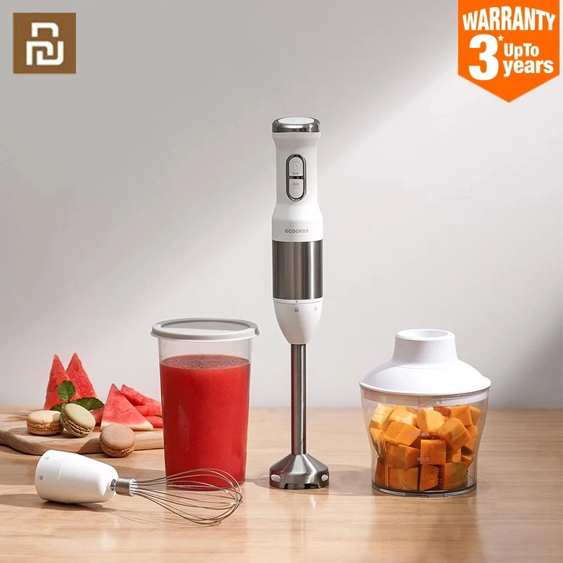 Новинка 2019 ручной блендер YOUPIN QCOOKER CD HB01 электрический кухонный портативный