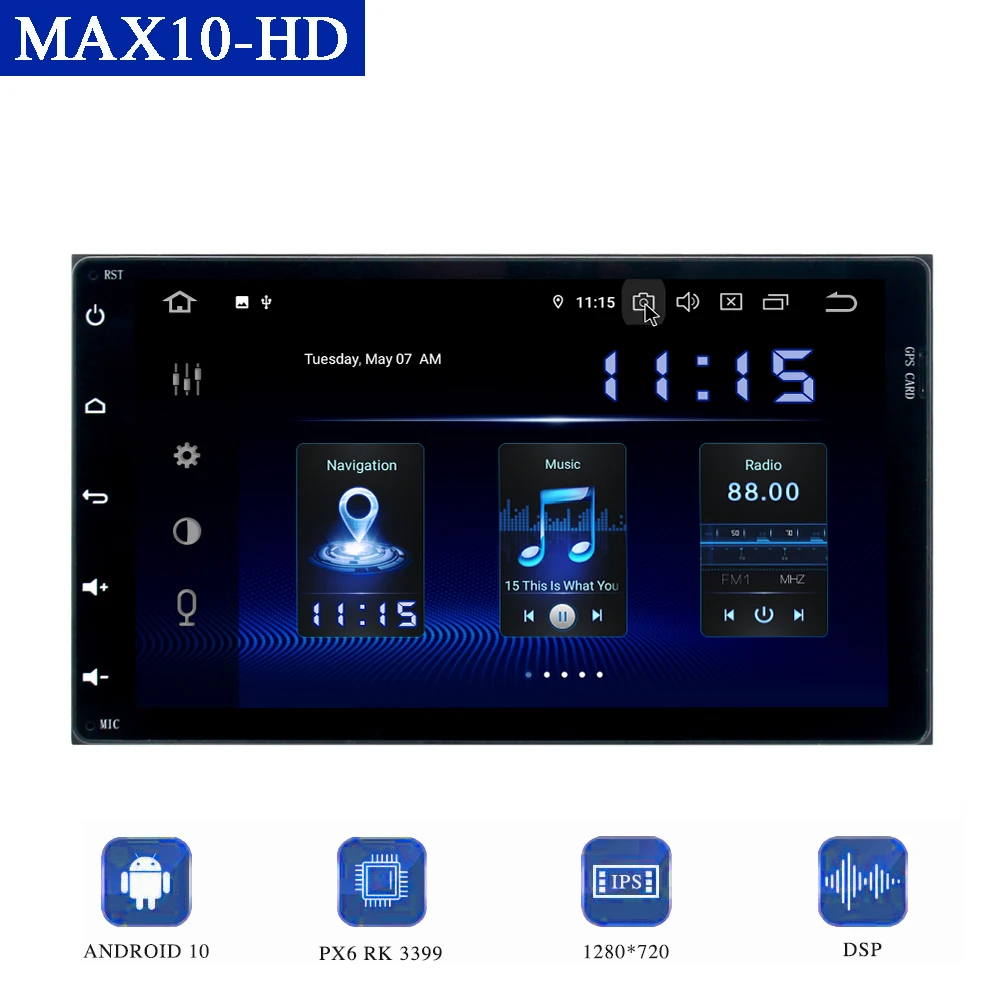 Dasaita 9 &quotAndroid 10 0 Универсальное автомобильное радио для Toyota Corolla Camry Prado RAV4 Hilux 2017